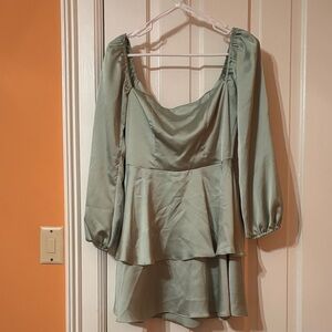 B Darlin Sage Green Dress
